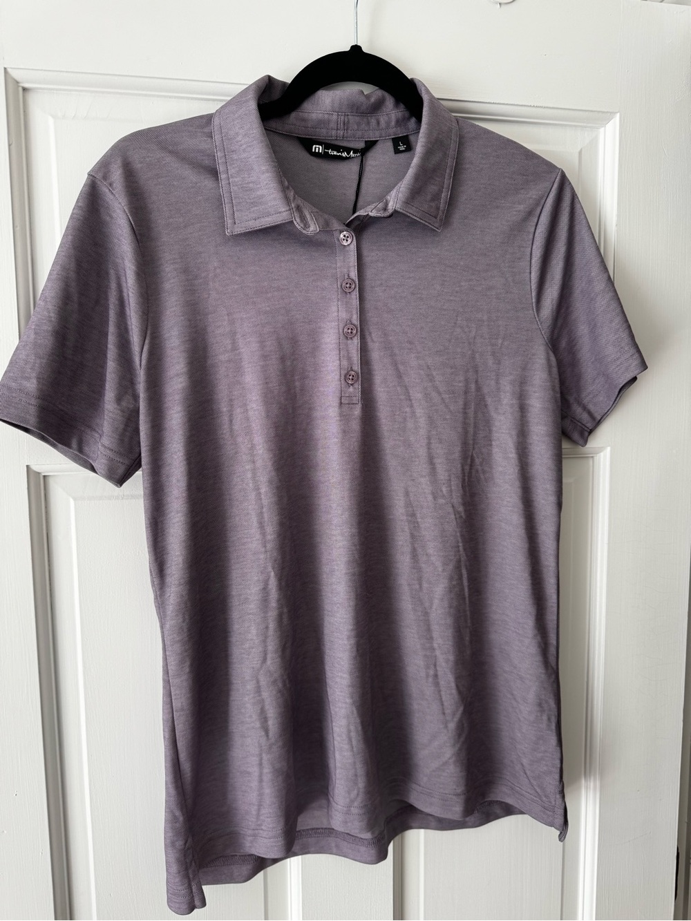 Travis Mathew Women’s Lavender Gray Polo